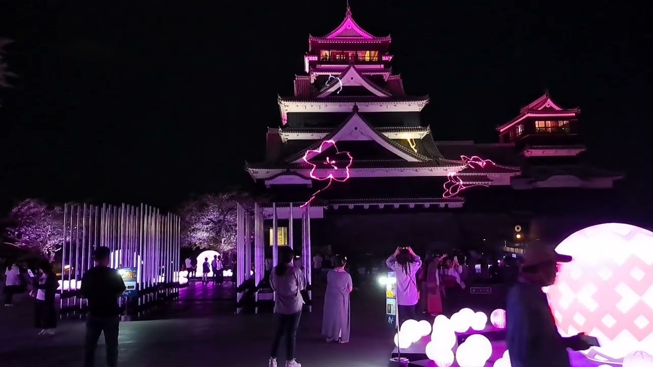 速報 熊本城灯りのイベント夜火夜火 (YOKAYOKA) - ECHO TRIP